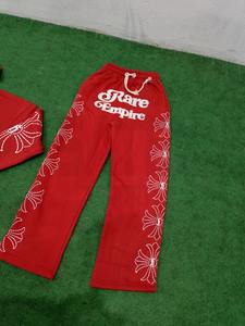 กางเกงวอร์มขาบานปักลายสไตล์ลำลองสำหรับผู้ชาย แห้งเร็ว เป็นมิตรกับสิ่งแวดล้อม เหมาะสำหรับออกกำลังกาย วิ่ง ออกกำลังกายกลางแจ้ง - Product Image 3