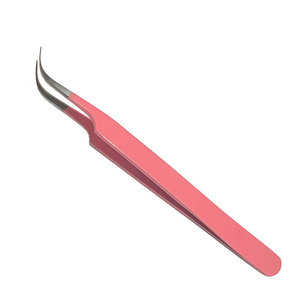 Pinces ergonomiques pour extensions de cils, application confortable et travail de beauté professionnel - Product Image 1