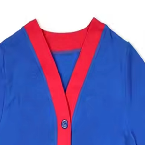 Cárdigan tejido universitario de manga larga - Product Image 6