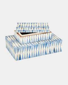 <b>MN</b> EXPORTS Handmade Bone Inlay Classic Rectangle Coffee Table with Square Pattern for Premium Living Room Storage <b>Furniture</b> - Product Image 3