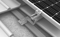 Système de montage de panneaux solaires |   Structure en alliage d'aluminium pour montage au sol sur toiture, pliage, soudage, découpe, décorations, utilisation CNW Vietnam