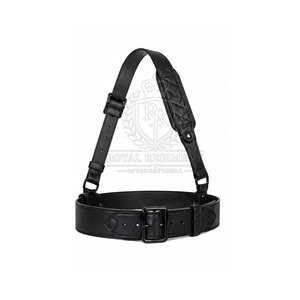 Ceinture Sam Browne en cuir durable avec sangle réglable et design classique pour tenues formelles et événements - Product Image 5