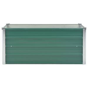 เหล็กชุบสังกะสี39.4 "x 15.7" x 17.7 "เตียงยกสวนสีเขียว-สำหรับอุปกรณ์สวนของคุณ - Product Image 3