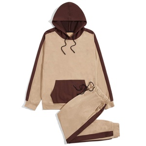 Survêtement hommes nouvelle marque automne hiver épais sweat à capuche pantalon homme tenue vêtements de sport ensemble survêtements - Product Image 1