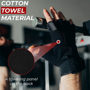 Gants d'entraînement CrossFit polyvalents avec rembourrage pour la protection individuelle des doigts et de la paume, adaptés à tous les niveaux d'athlètes - Product Image 2