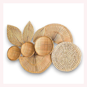 Colección de Cestas Decorativas de Mimbre Art Deco para Decoración del Hogar Estilo Escandinavo Minimalista Diwali - Product Image 5