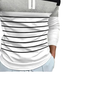 Chemise Homme Premium 2026 à Col Montant et Manches Longues – Polyester Haute Qualité Anti-Plis, Tricotée, Respirante, Élégante et Tendance - Product Image 2