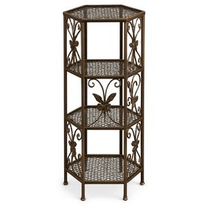Soporte para macetas de hierro de color negro, hecho a mano, de diseño redondo, el más vendido y de última generación, para el hogar y el jardín. - Product Image 4
