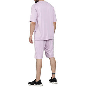 Ensemble short et t-shirt pour homme, été, très demandé, avec logo personnalisé, fabrication de vêtements d'été, ensemble 2 pièces pour adultes - Product Image 3