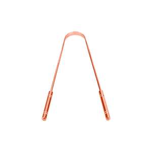 ผู้จัดจำหน่ายส่ง ที่ขูดลิ้นทองแดงแท้ คุณภาพเยี่ยม ผลิตภัณฑ์ดูแลช่องปาก ที่ขูดลิ้นโลหะ สำหรับใช้ในเชิงพาณิชย์และในบ้าน - Product Image 1