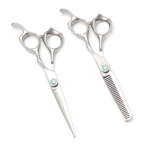 Tijeras de Peluquería Profesionales de 6 Pulgadas, Acero 440c, Tijeras de Entresacar, Tijeras Planas para Barberos y Peluqueros - Product Image 6