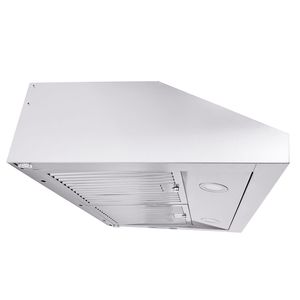 Cappa da cucina a doppio motore 900mm senza condotto, in acciaio inossidabile, con 3 velocità, filtro permanente in vetro, 2a generazione - Product Image 4