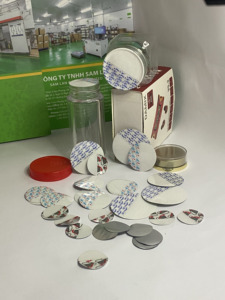 Vietnam Manufacturer's Fast Delivery Non-Spill Aluminum Seal Film Heat Induction Two Piece Lid Safety <b>Bottle</b> Cap Customizable - Product Image 4