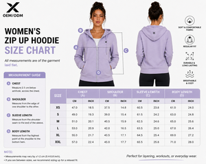 Sudadera con capucha para mujer con cremallera, de color liso, de algodón polar transpirable, informal, con bolsillo y logo X, para otoño, OEM/ODM, de moda - Product Image 6