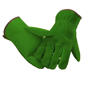 ถุงมือทำงานหนังวัวแท้เกรดพรีเมียม ทนทาน กันลื่น ระบายอากาศได้ดี ปรับขนาดข้อมือได้ นุ่มสบาย - Product Image 4