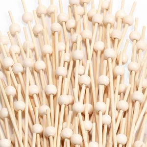 Stuzzicadenti in bambù da 4,7 pollici, 200 pezzi, per antipasti, bevande, dessert, spiedini per salumi e formaggi, ideali per l'ospitalità - Product Image 1