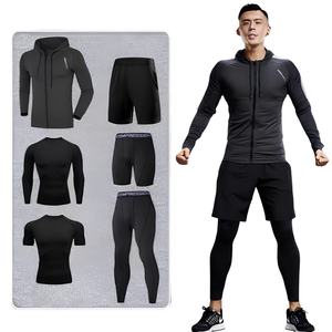 Sportswear Set <b>Mens</b> Womens Kids Yoga Gym Running Training Football Soccer <b>Baseball</b> Basketball Custom Solid Autumn Zipper Front - Product Image 3
