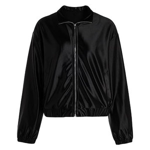 Custom Winter Single Button <b>Womens</b> Sheep Skin Bomber <b>Jacket</b> Warm Personalized Outerwear for Fashion Streetwear Casual Wear - Product Image 3