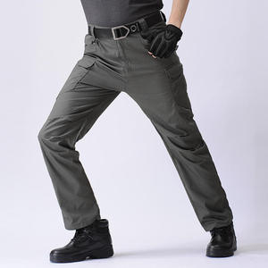 Pantalones Cargo para Hombre, Tejido Grueso, con Forro Polar Térmico, Extra Cálidos, para Invierno, Trabajo al Aire Libre, con Bolsillos - Product Image 3