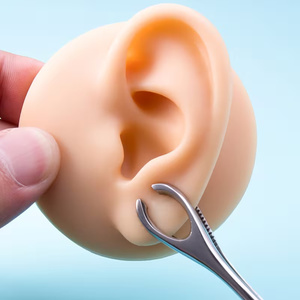 Pince manuelle OPTITECH HEALTHCARE en acier inoxydable de qualité supérieure pour aiguilles de tatouage et piercing, outil de positionnement à serrage intermédiaire - Product Image 2