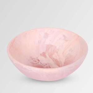 Bol en résine orange fait main à bord festonné, moderne et écologique, pour service de salade et de plats de mariage, vaisselle décorative - Product Image 4