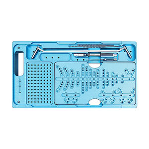 Ensemble d'implants orthopédiques en acier inoxydable pour mini-plaques de traumatologie, instruments chirurgicaux manuels réutilisables à usage médical, vente en gros - Product Image 1