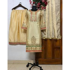 Conjunto superior e inferior de mujer de diseñador con Dupatta para ropa de fiesta - Product Image 1