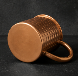 Hammered Pure <b>Copper</b> Mug with Lid – Handmade <b>Copper</b> Drinking <b>Cup</b> for Water, Tea, Coffee & Ayurvedic Use - Product Image 6