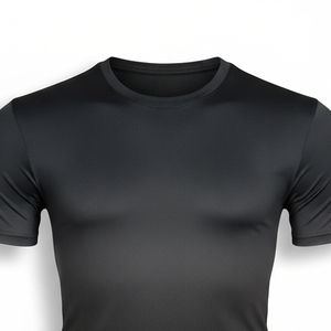 Camiseta Deportiva de Compresión para Hombre al por Mayor, Camiseta Deportiva de Alta Elasticidad con Logotipo Personalizado, Ropa Transpirable para Gimnasio y Entrenamiento - Product Image 4