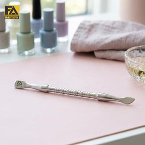 Dual-End Stainless Steel <b>Nail</b> Pusher Tool for Manicure Double Head Reusable Cuticle Pusher - Product Image 3