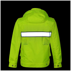 Chaqueta Impermeable Reflectante para Hombre, con Logotipo Personalizado, Lisa en la Parte Delantera, para Entregas, Deportes Tácticos, Senderismo, Trabajo, Softshell - Product Image 5