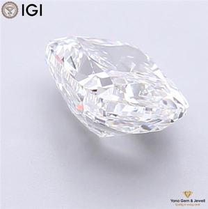 Diamante Cultivado en Laboratorio CVD con Certificado IGI, Corte CUSHION, 3.00 Quilates, Color D, Claridad VS1, para Collar o Pendiente, Pure Elegance - Product Image 5