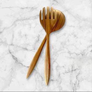 Cuillère en bois de manguier traditionnelle artisanale, ustensile durable pour une expérience culinaire écologique - Product Image 3