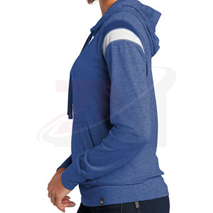 Hoodie d'hiver long à capuche en polaire avec design personnalisé sur le devant, 100 % coton, coupe ajustée, respirant, pour femme, vente en gros, personnalisable - Product Image 3