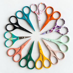 Petits ciseaux de couture en acier inoxydable, mini-ciseaux à broder, outil de précision tranchant pour travaux manuels et fournitures de couture - Product Image 1