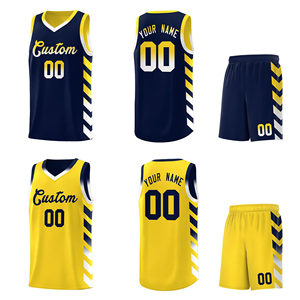 Uniforme de Baloncesto de Malla 100% Poliéster para Hombre, Jersey de Baloncesto Personalizado Sublimado para Equipo, Conjunto de Ropa Deportiva sin Mangas de Secado Rápido - Product Image 1