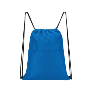 Storage Bag Durable Reusable Shopping Bag Unisex <b>Drawstring</b> <b>Backpack</b> With Front Pocket For Men Women Kids - Product Image 1