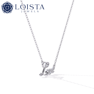 Custom <b>Solid</b> <b>Gold</b> Certified <b>Pendant</b> for Women Round Brilliant Cut Lab Grown Diamond <b>Pendant</b> - Product Image 3