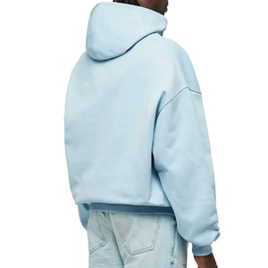 Sudaderas con Capucha de Invierno para Hombre, Lisas, Personalizables con Logotipo, de Forro Polar, Manga Larga, Negras, Talla Grande - Product Image 3