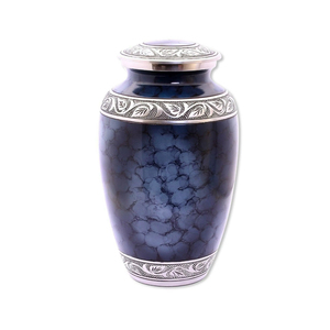 Urne funéraire en métal rouge brillant de haute qualité pour cendres humaines, taille adulte, artisanale en aluminium, fournitures funéraires, pot commémoratif - Product Image 6