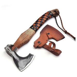 Hache à barbe de haute qualité pour l'extérieur, lame en acier au carbone/inox, fabrication pakistanaise, design personnalisable pour couper du bois - Product Image 1