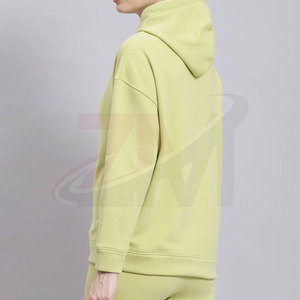 Sudadera con Capucha Larga para Mujer, Invierno, Transpirable, de Forro Polar, Corte Ajustado, con Diseño Frontal Personalizado, 100% Algodón - Product Image 4