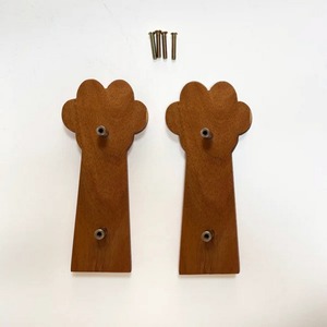 Poignées de tiroir et de placard pour enfants en bois d'acacia décoratif, écologiques, en forme de patte de tigre, pour armoire et commode, pour chambre d'enfant - Product Image 5