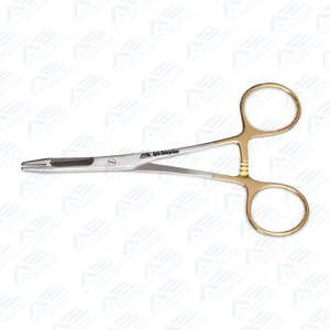 Tijeras de soporte de aguja Olsen Hegar de 4,5 pulgadas Instrumentos quirúrgicos de carburo de tungsteno y acero Instrumentos médicos - Product Image 3