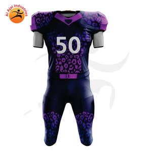 Maillots de football sublimés respirants de haute qualité, uniformes de football américain personnalisés, logo personnalisé, maillots de football américain - Product Image 2