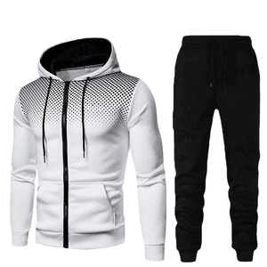 Wholesale Winter Casual <b>Plus</b> <b>Size</b> Men's Hoodie & <b>Jogger</b> <b>Set</b> – Custom Logo Sports Fitness Activewear Designer Tracksuit for Men - Product Image 5