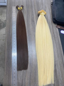 Pointe plate/ Mini pointe plate/ Cheveux vierges en vrac 100% humains vietnamiens non traités, meilleure qualité et best-seller, blonds, pointes pleines - Product Image 6