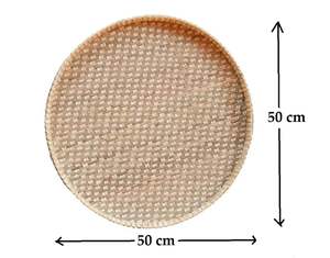 Separador de Arroz de Bambú Dala Kula de Alta Calidad, Bandeja Manual Hecha a Mano para Limpieza de Granos - Product Image 4