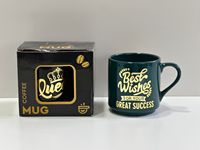 Tasses à café en porcelaine fine à sublimation, impression personnalisée, motif couronne magique en cuivre – Capacité 300-400 ml, compatibles micro-ondes et lave-vaisselle, Europe