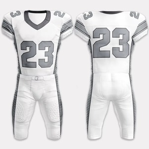 Conjunto de Uniforme de Fútbol Americano Personalizado al por Mayor, Pantalones Sublimados, Ropa Deportiva Transpirable y Resistente - Product Image 1
